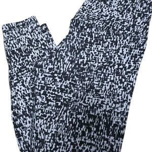 Lululemon Athletica Black and White Patterned Leggings
